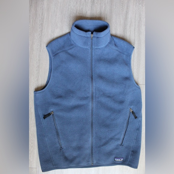 Patagonia Men's Synchilla Blue Fleece Full Zip Size M - Picture 1 of 5